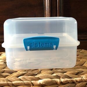 Sistema clear bento cube box lunch container